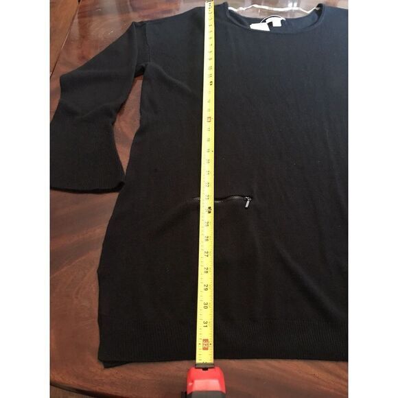 NWT Hampshire Studio Women's Black Sweater Flare Bell Sleeves Size‎ 3X - Picture 5 of 9